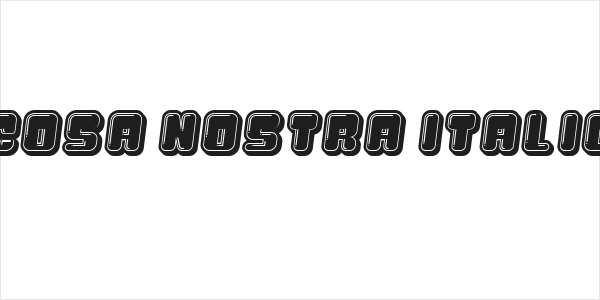 Cosa Nostra Italic Logo
