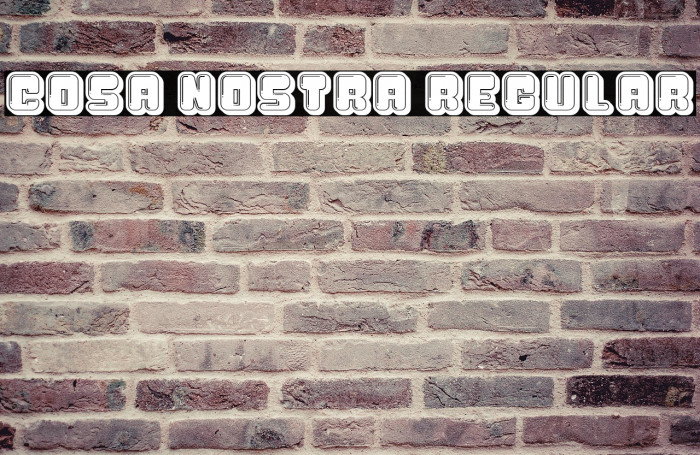 Cosa Nostra Regular Example 3