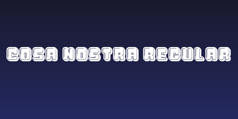 Cosa Nostra Regular Social Header