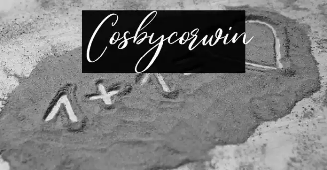 Cosbycorwin Fonte examples