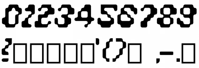 Cosegrottesche Font OTHER CHARS