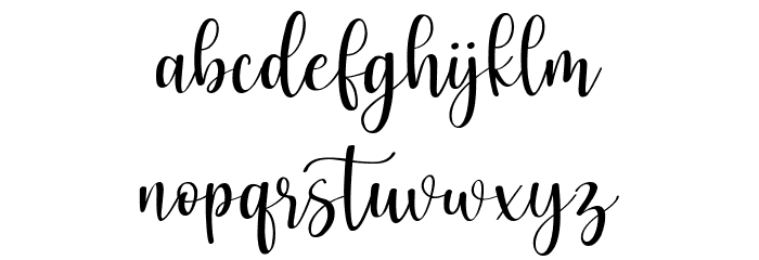 Cosette Font LOWERCASE