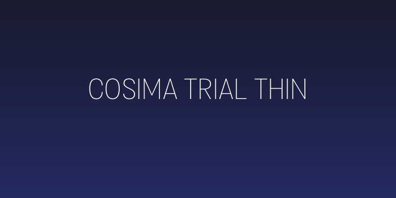 Cosima Trial Thin Social Header