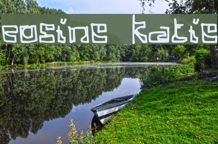 Cosine Katie Font examples