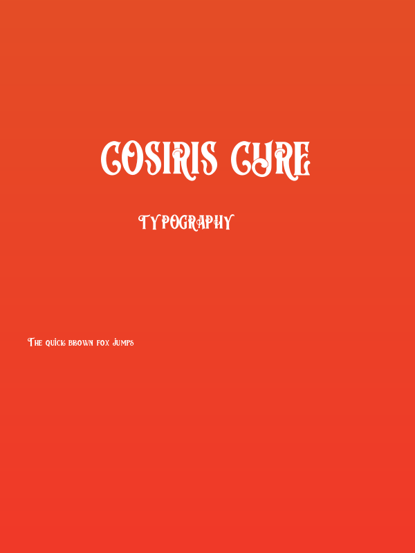 Cosiris cure Poster