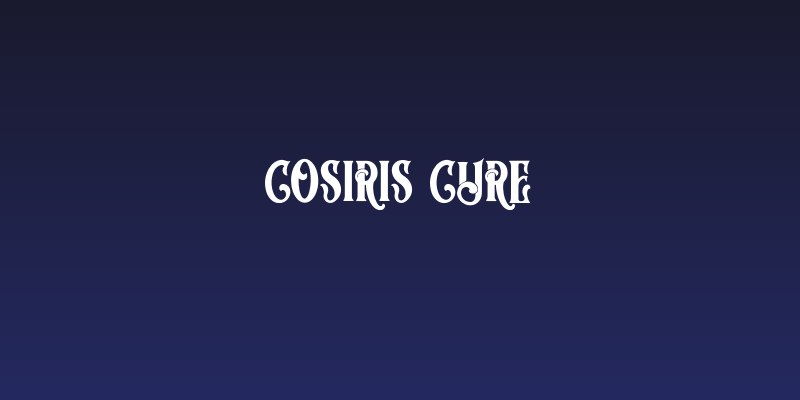 Cosiris cure Social Header