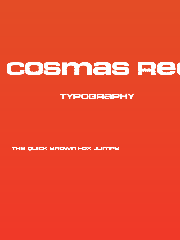 Cosmas Regular Poster