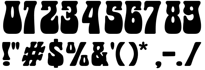 Cosmed Retro Font OTHER CHARS