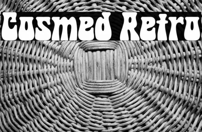 Cosmed Retro Шрифта examples