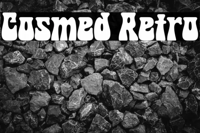 Cosmed Retro Шрифта examples