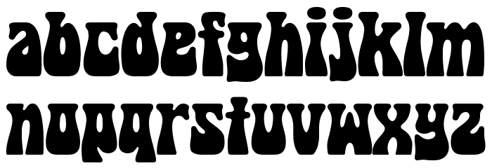 Cosmed Retro Font LOWERCASE