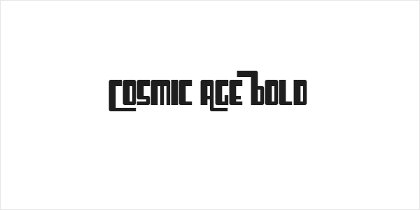 Cosmic Age Bold Logo