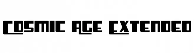 Cosmic Age Extended  免费字体下载