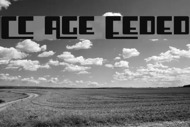 Cosmic Age Extended Font examples