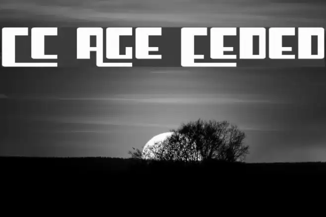 Cosmic Age Extended Font examples
