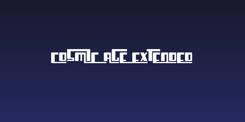 Cosmic Age Extended Social Header