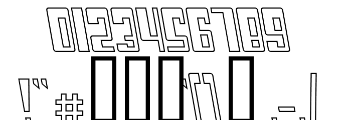 Cosmic Age Outline Italic Font OTHER CHARS