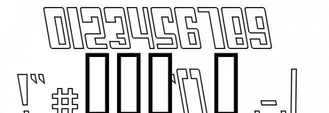 Cosmic Age Outline Italic Schriftart Anderer Schreiben