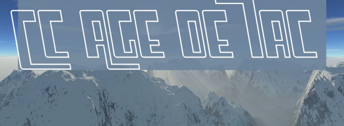 Cosmic Age Outline Italic Font examples