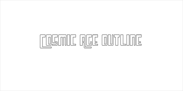 Cosmic Age Outline Logo