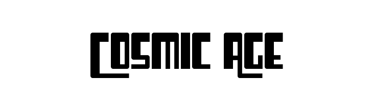 Cosmic Age  Free Fonts Download