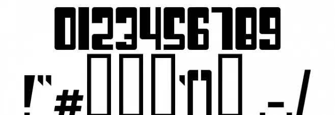 Cosmic Age Font OTHER CHARS