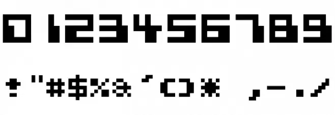 Cosmic Alien Font OTHER CHARS