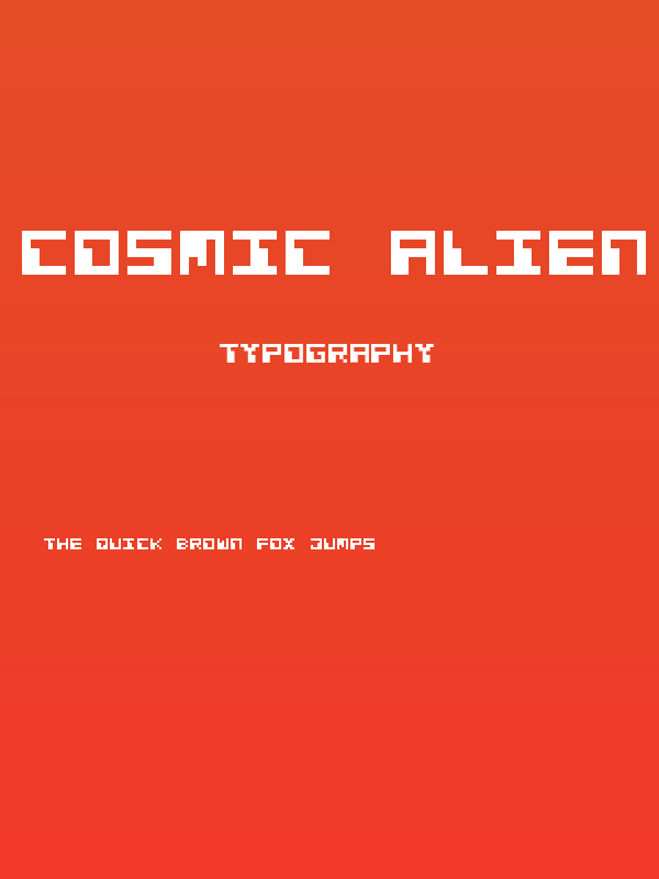 Cosmic Alien Poster