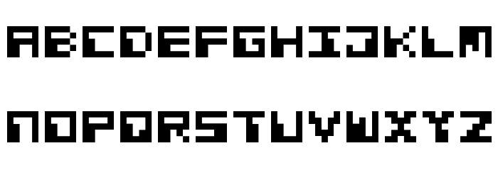 Cosmic Alien Font LOWERCASE