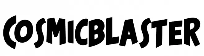 Cosmic Blaster  Descarca Fonturi Gratis