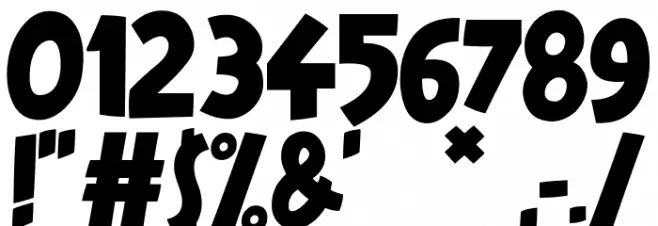 Cosmic Blaster Font OTHER CHARS