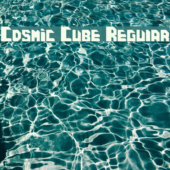 Cosmic Cube Regular Example 1
