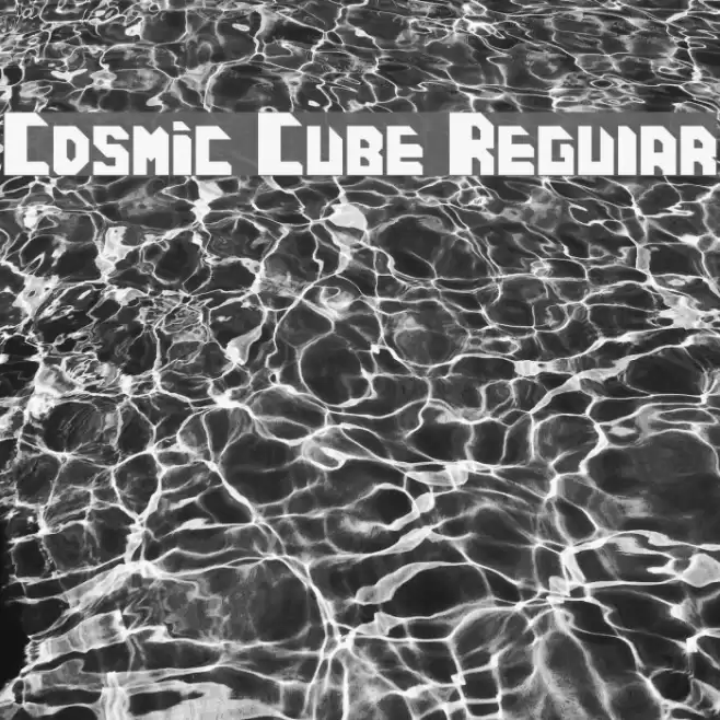 Cosmic Cube Regular Font examples
