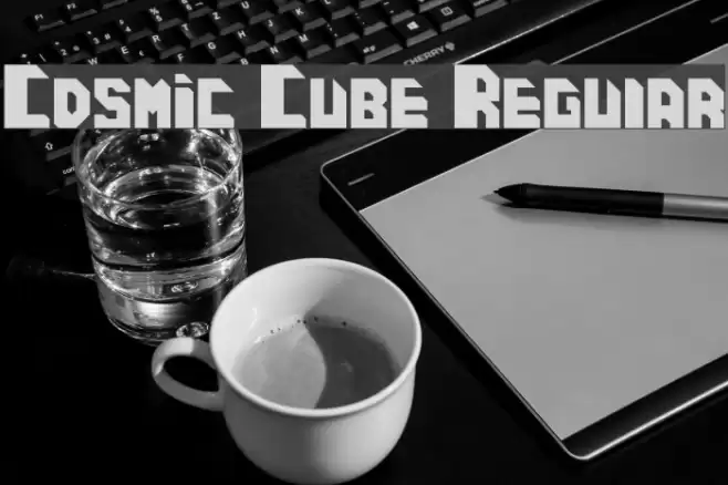 Cosmic Cube Regular Font examples
