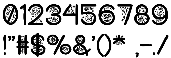 Cosmic Dream 字体 其它煤焦