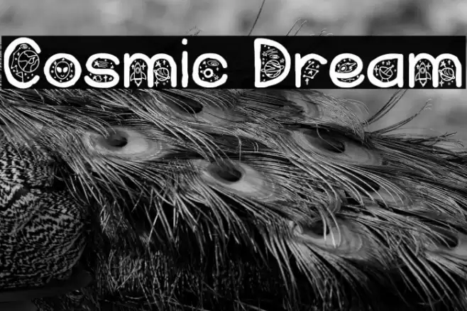 Cosmic Dream Font examples