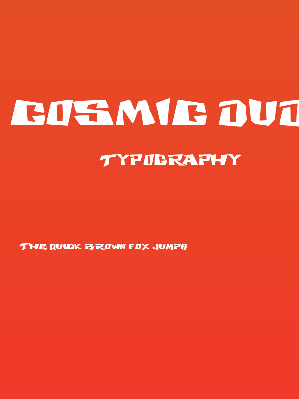 Cosmic Dude Demo Poster