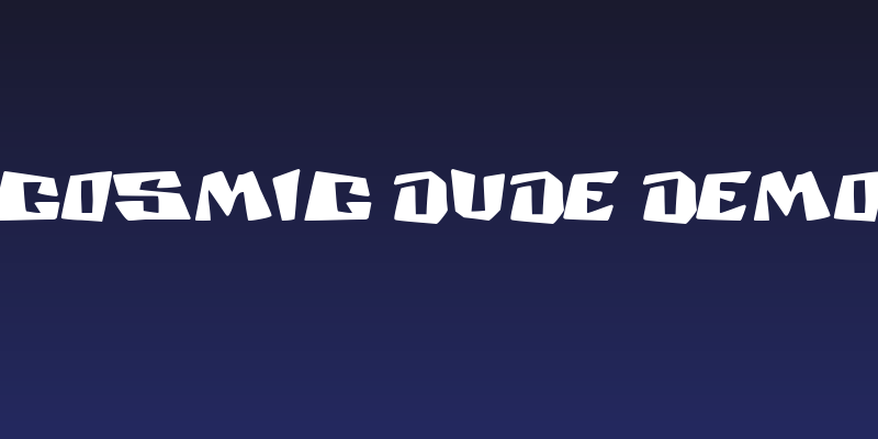 Cosmic Dude Demo Social Header