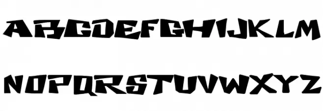Cosmic Dude Demo フォント 小文字