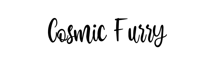 Cosmic Furry  フリーフォントのダウンロード