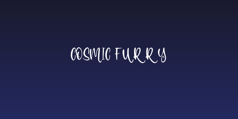Cosmic Furry Social Header