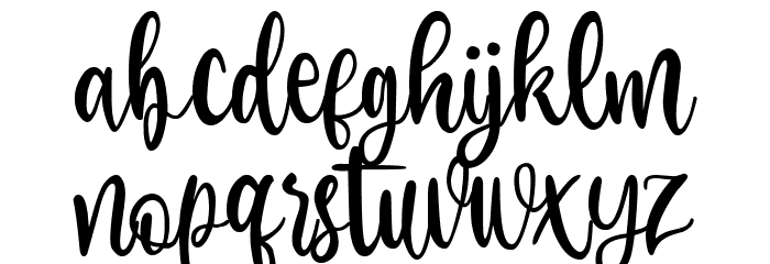 Cosmic Furry Font LOWERCASE