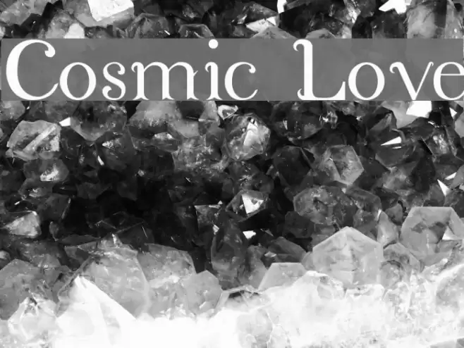 Cosmic Love Font examples