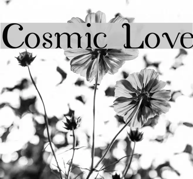 Cosmic Love Font examples