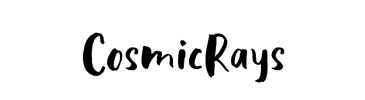 Cosmic Rays  font caratteri gratis