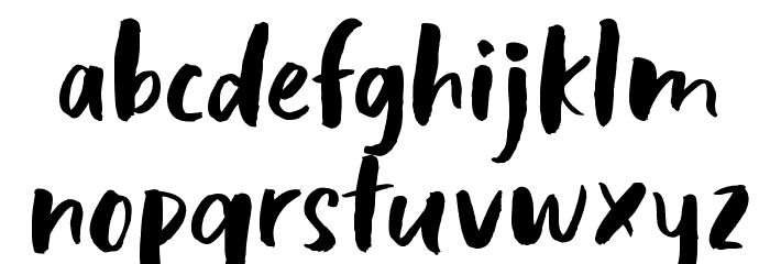 Cosmic Rays Font LOWERCASE