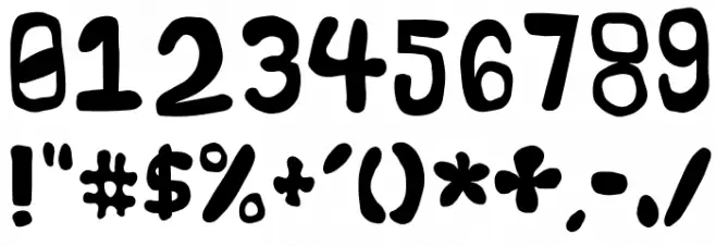 Cosmic Sans MSMM Font OTHER CHARS