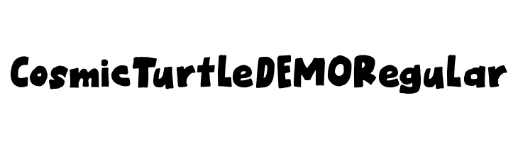 Cosmic Turtle DEMO Regular  font caratteri gratis