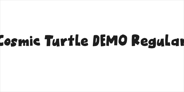 Cosmic Turtle DEMO Regular Logo
