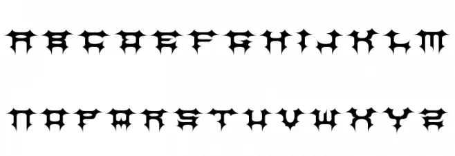 CosmicBats V1 Font Litere mari